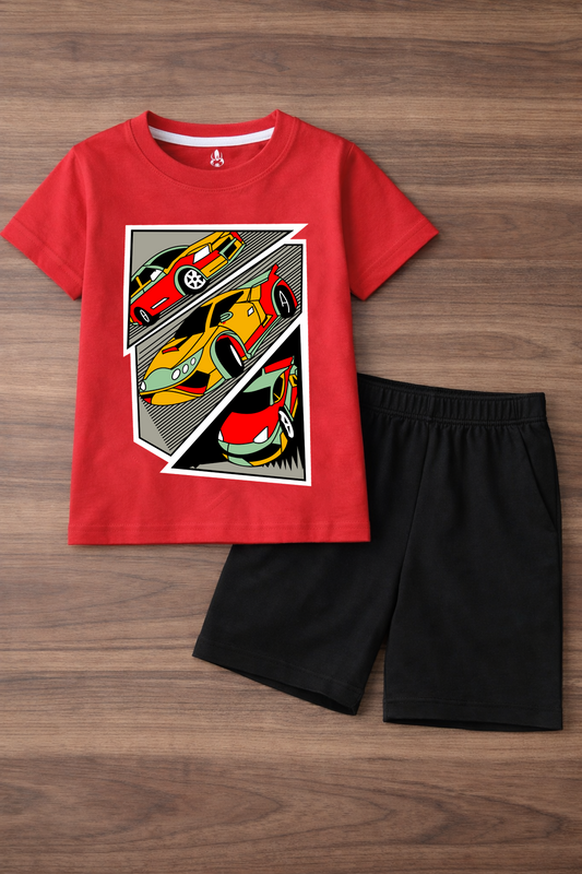 Cars kids summer tshirt & shorts