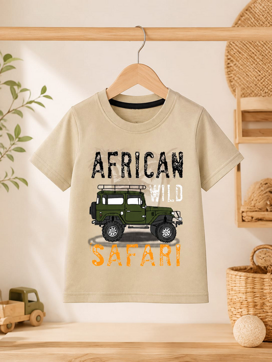 African Safari kids summer t-shirt