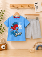 Lets skate due summer kids t-shirt & shorts